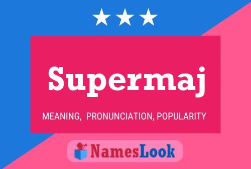 ملصق اسم Supermaj