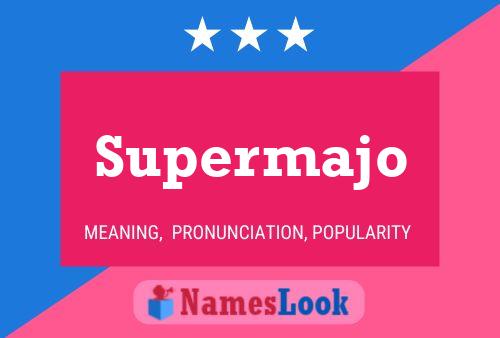 ملصق اسم Supermajo