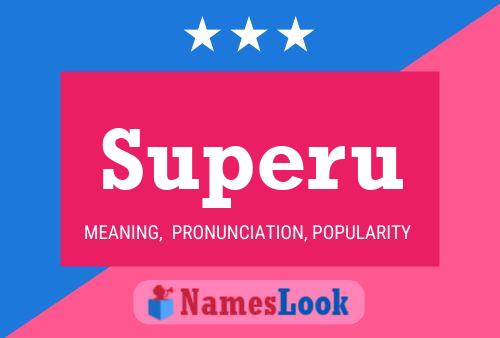 ملصق اسم Superu