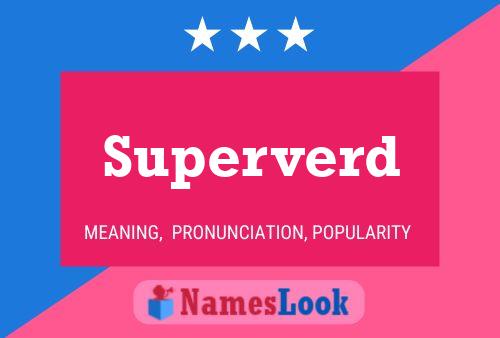 ملصق اسم Superverd