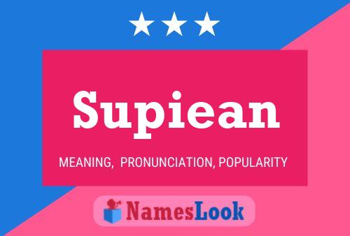 ملصق اسم Supiean