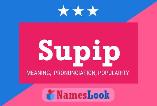 ملصق اسم Supip