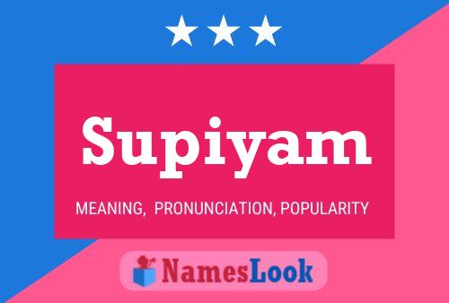 ملصق اسم Supiyam