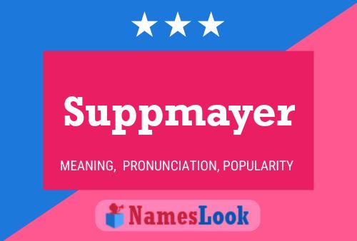 ملصق اسم Suppmayer