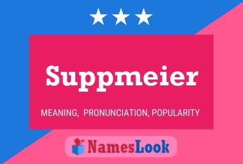 ملصق اسم Suppmeier