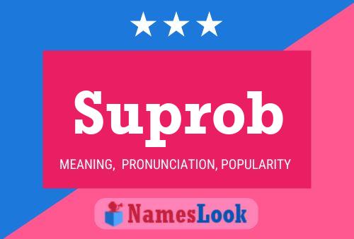 ملصق اسم Suprob