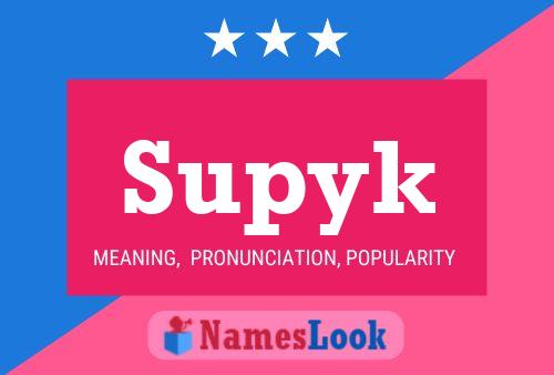 ملصق اسم Supyk