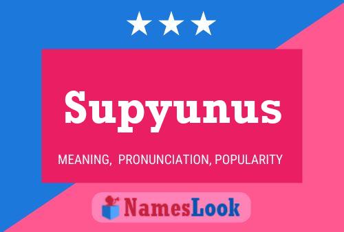 ملصق اسم Supyunus