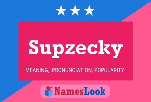 ملصق اسم Supzecky