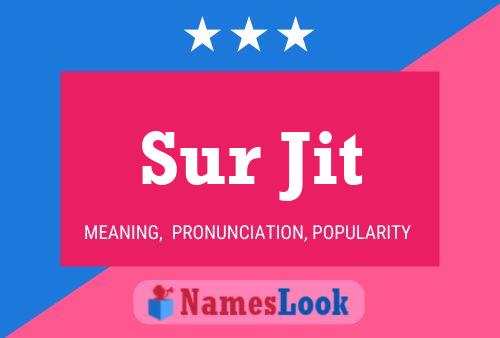 ملصق اسم Sur Jit