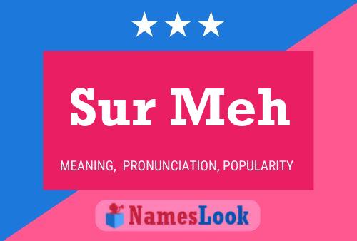 ملصق اسم Sur Meh