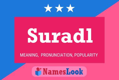 ملصق اسم Suradl