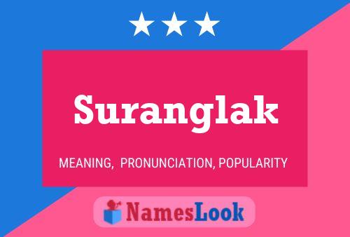 ملصق اسم Suranglak