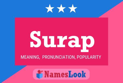 ملصق اسم Surap