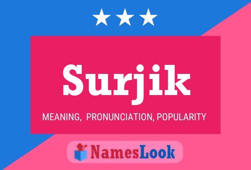 ملصق اسم Surjik