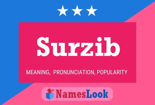 ملصق اسم Surzib