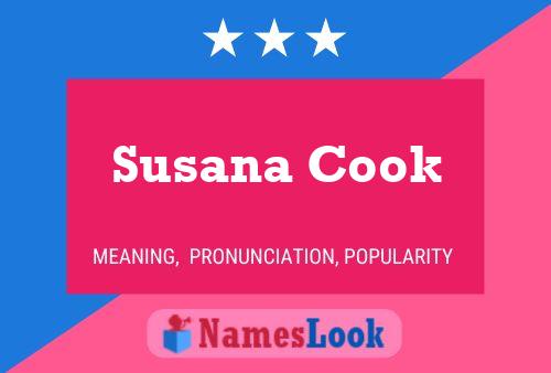 ملصق اسم Susana Cook