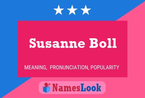 ملصق اسم Susanne Boll