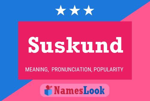 ملصق اسم Suskund