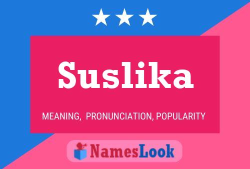 ملصق اسم Suslika