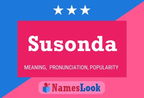 ملصق اسم Susonda