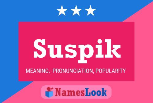 ملصق اسم Suspik