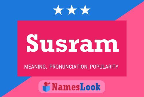 ملصق اسم Susram