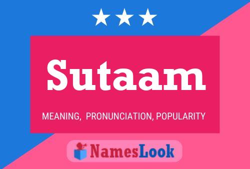 ملصق اسم Sutaam