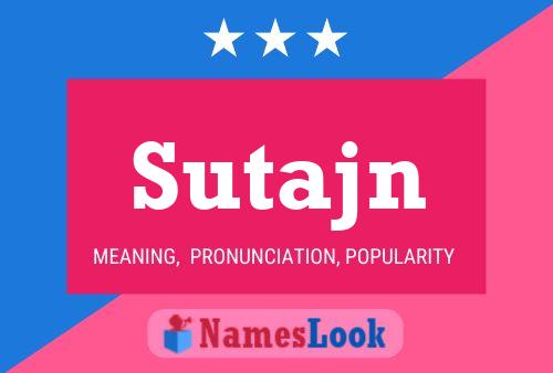 ملصق اسم Sutajn