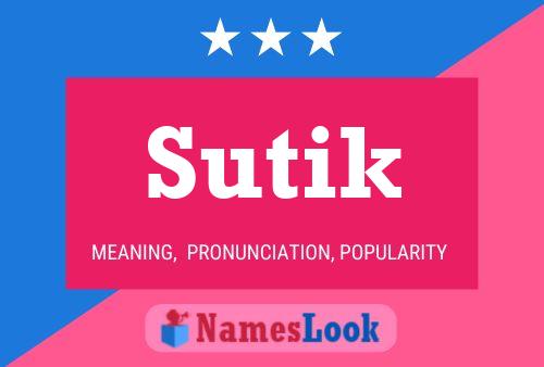 ملصق اسم Sutik