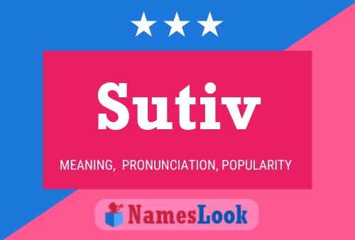 ملصق اسم Sutiv