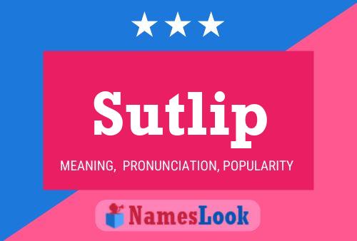 ملصق اسم Sutlip