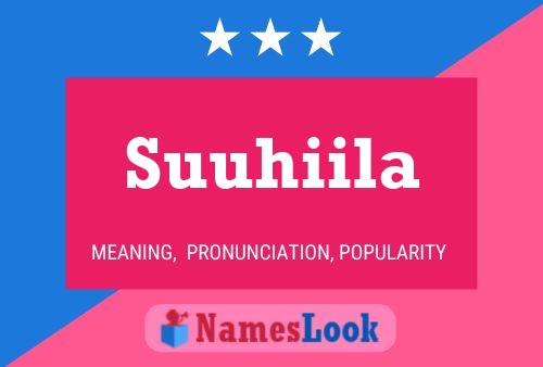 ملصق اسم Suuhiila