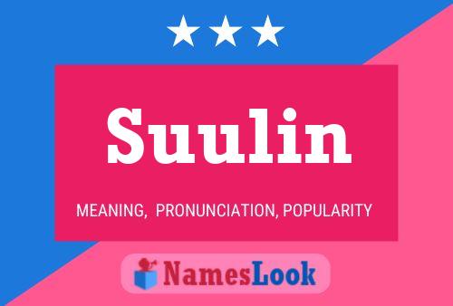 ملصق اسم Suulin