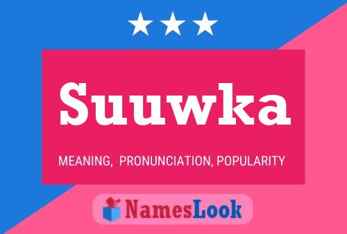 ملصق اسم Suuwka