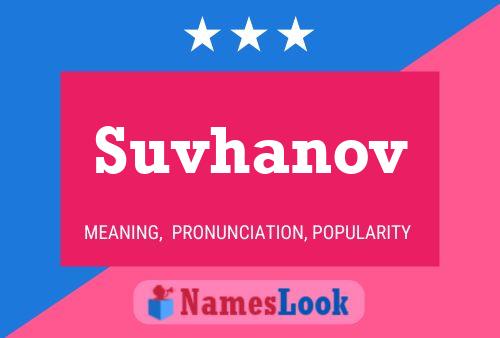 ملصق اسم Suvhanov