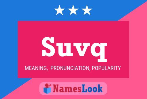 ملصق اسم Suvq