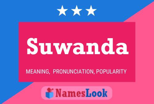 ملصق اسم Suwanda