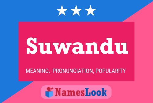 ملصق اسم Suwandu