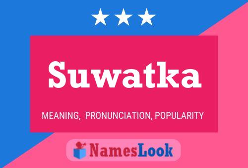 ملصق اسم Suwatka