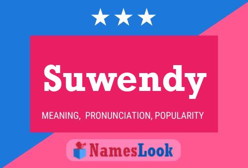 ملصق اسم Suwendy