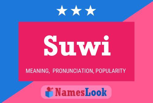 ملصق اسم Suwi