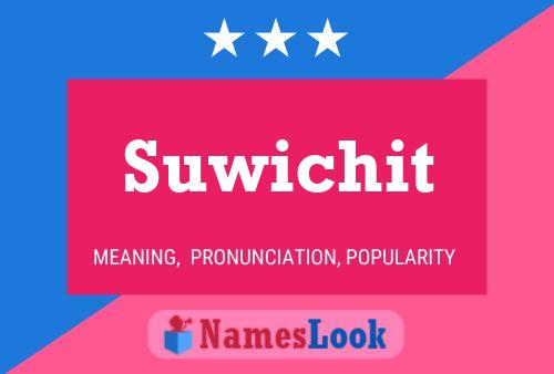 ملصق اسم Suwichit