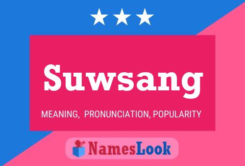 ملصق اسم Suwsang