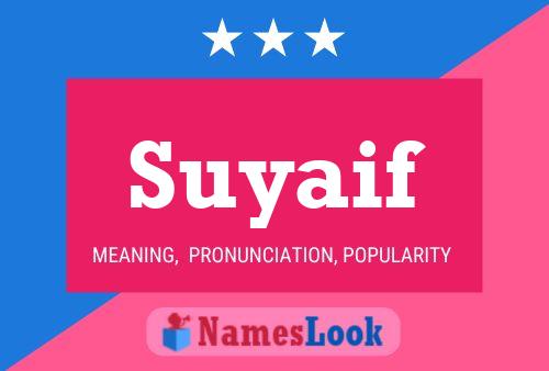 ملصق اسم Suyaif