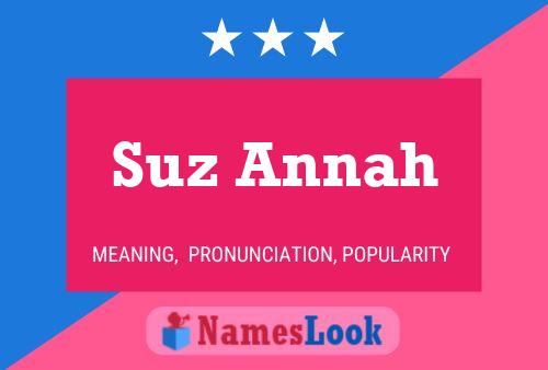 ملصق اسم Suz Annah