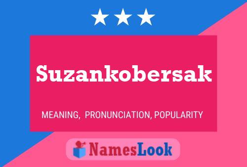 ملصق اسم Suzankobersak