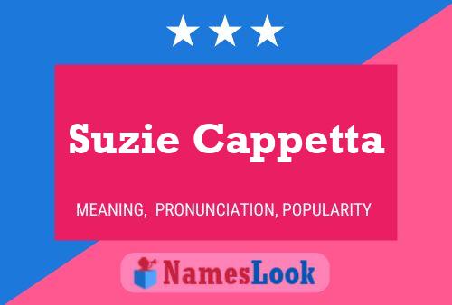 ملصق اسم Suzie Cappetta