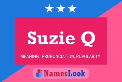 ملصق اسم Suzie Q