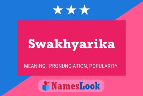 ملصق اسم Swakhyarika